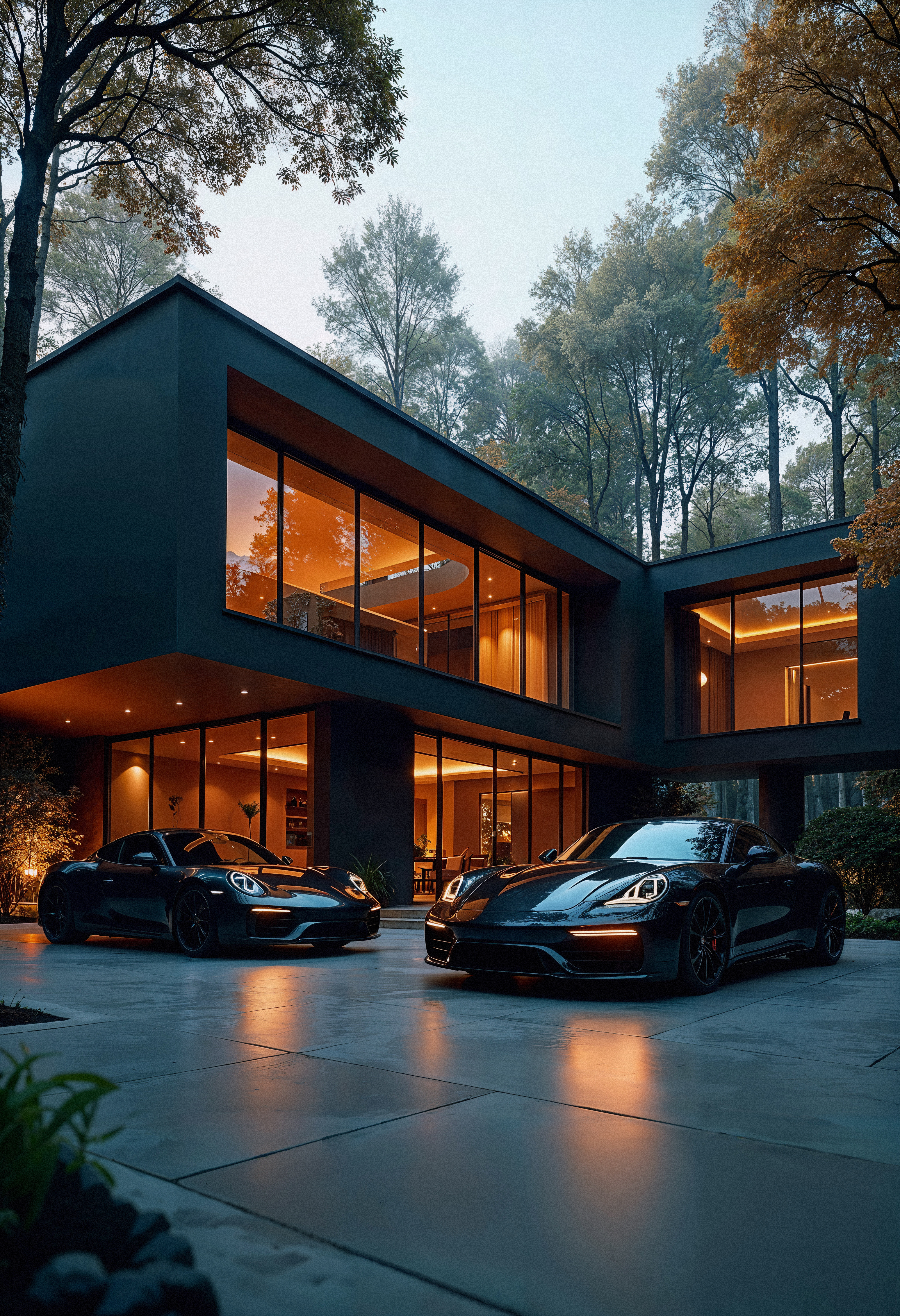 Luxury architecture exterior